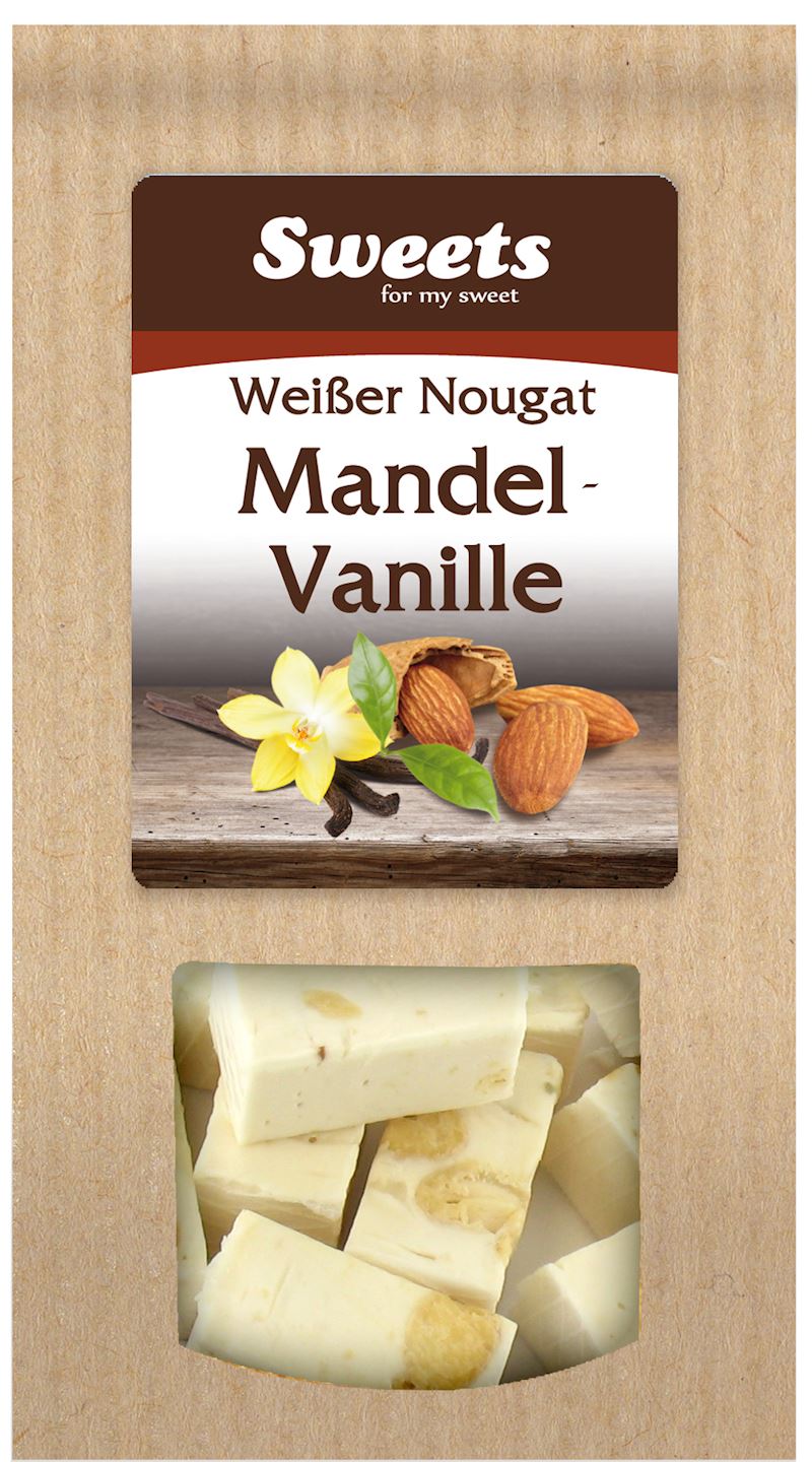 Weisser Nougat Mandel-Vanille 100 g