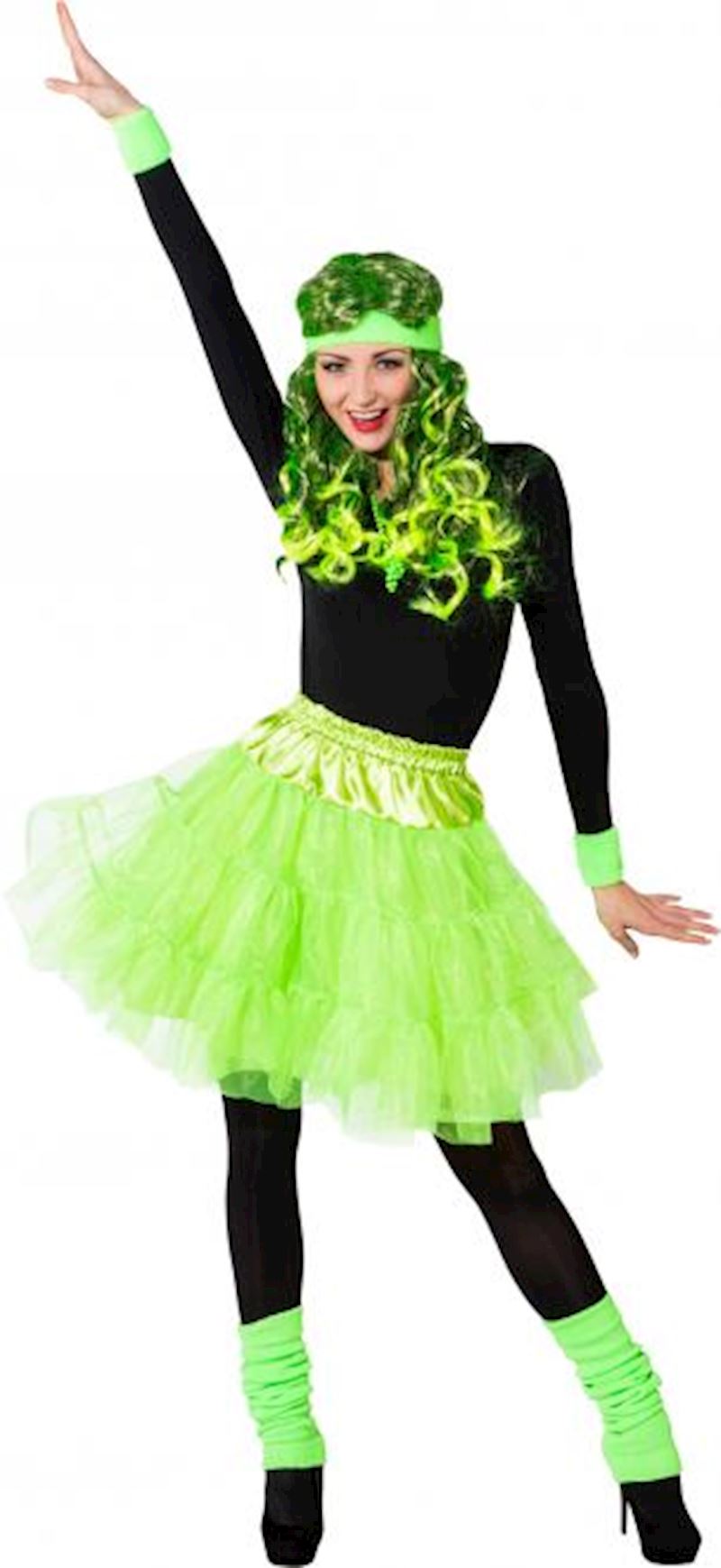Jupon Petticoat vert néon L/XL