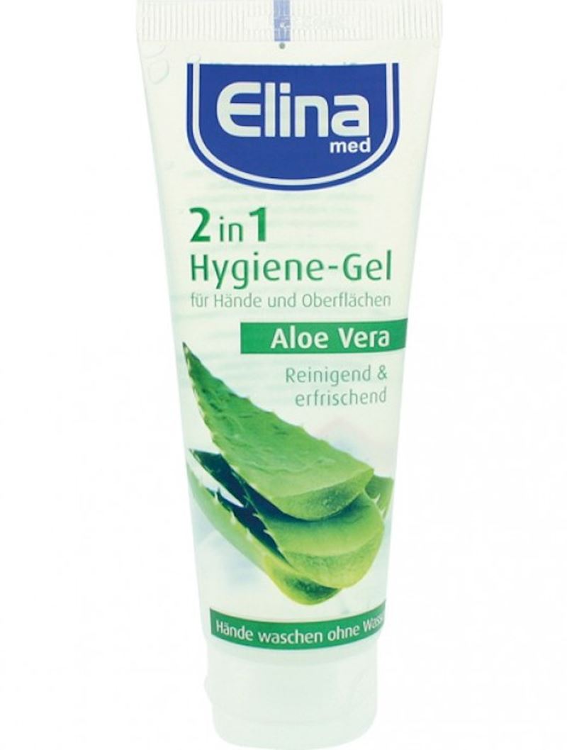 Gel higiène Elina Aloe Vera 75ml 2en1 en tube