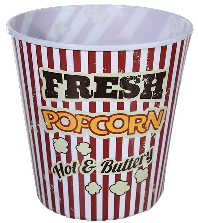Eimer für Popcorn 18cm Fresh Popcorn Hot & Buttery