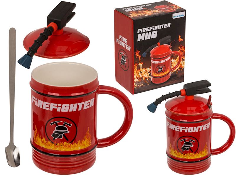 Mug fire figher en céramique 4.5 dl