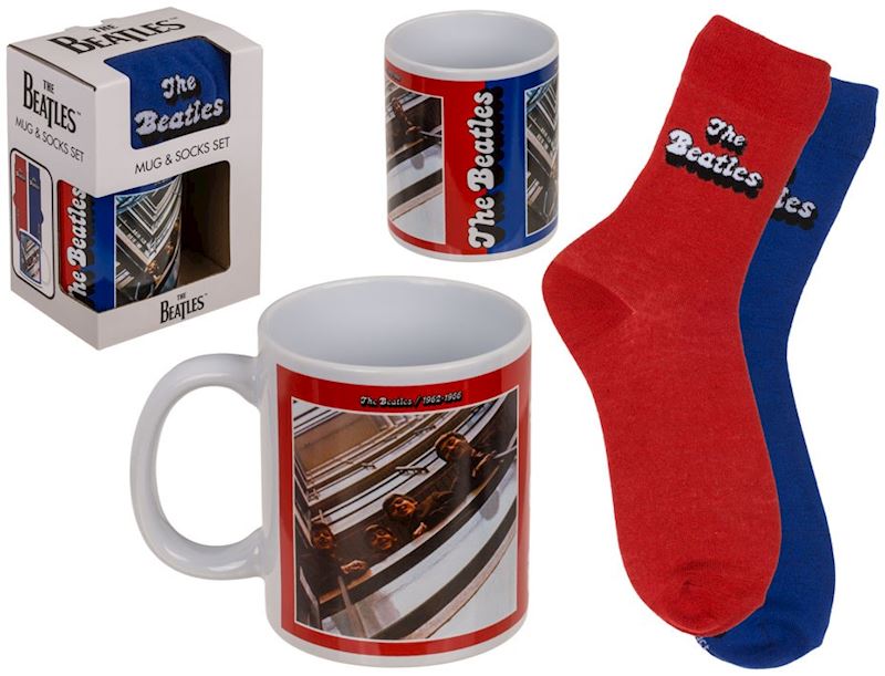 Set cadeau, tasse et chaussette, The Beatles