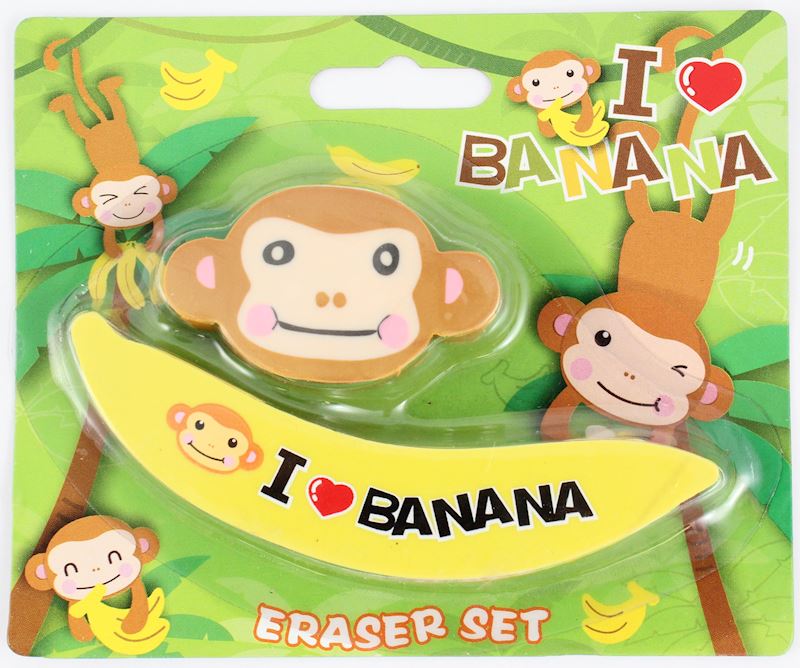 Radiererset Affe & Banane I love Banana