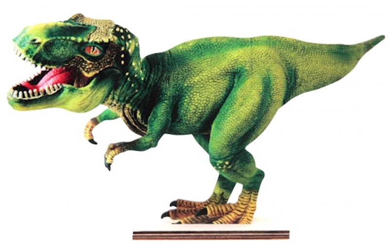 Deko Figur Dinosaurier Holz 24x15cm